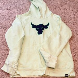 Under Armour Mint Hoodie with Bull Emblem